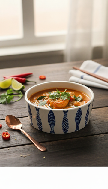 Handmade Jaipur Blue Pottery Fish Design Ceramic Bowl – Artisan Round Pottery Decor & Serving Bowl