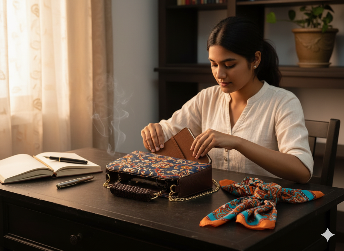 Jaipur Handcrafted Bag – Block Print Designer Sling | Ethnic Floral Bag for Women | SEO Rich Eco-Friendly Purse