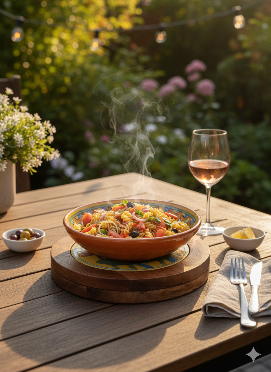 Hand-Painted Lotus Flower Ceramic Trivet with Dark Wood Base - Heat Resistant Pot Holder for Hot Dishes, Pots & Pans - Yellow & Pink Floral Kitchen Decor.