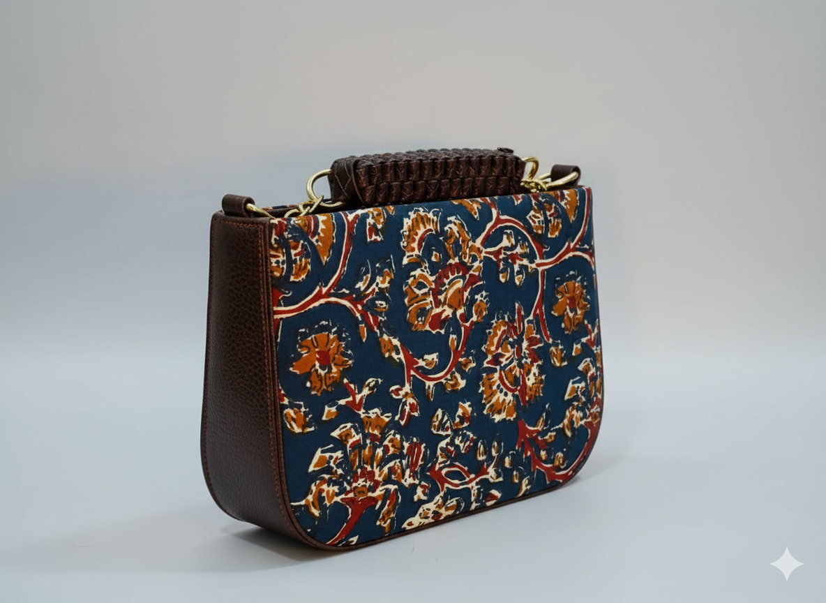 Jaipur Handcrafted Bag – Block Print Designer Sling | Ethnic Floral Bag for Women | SEO Rich Eco-Friendly Purse