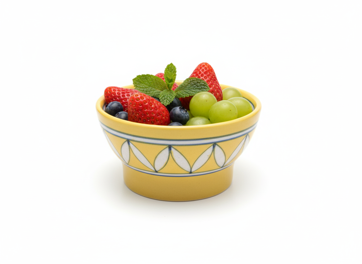 Elegant Cobalt Blue 4-Inch Blue Pottery Bowl | Hand-Painted Ceramic Katori | Small Serving Bowl