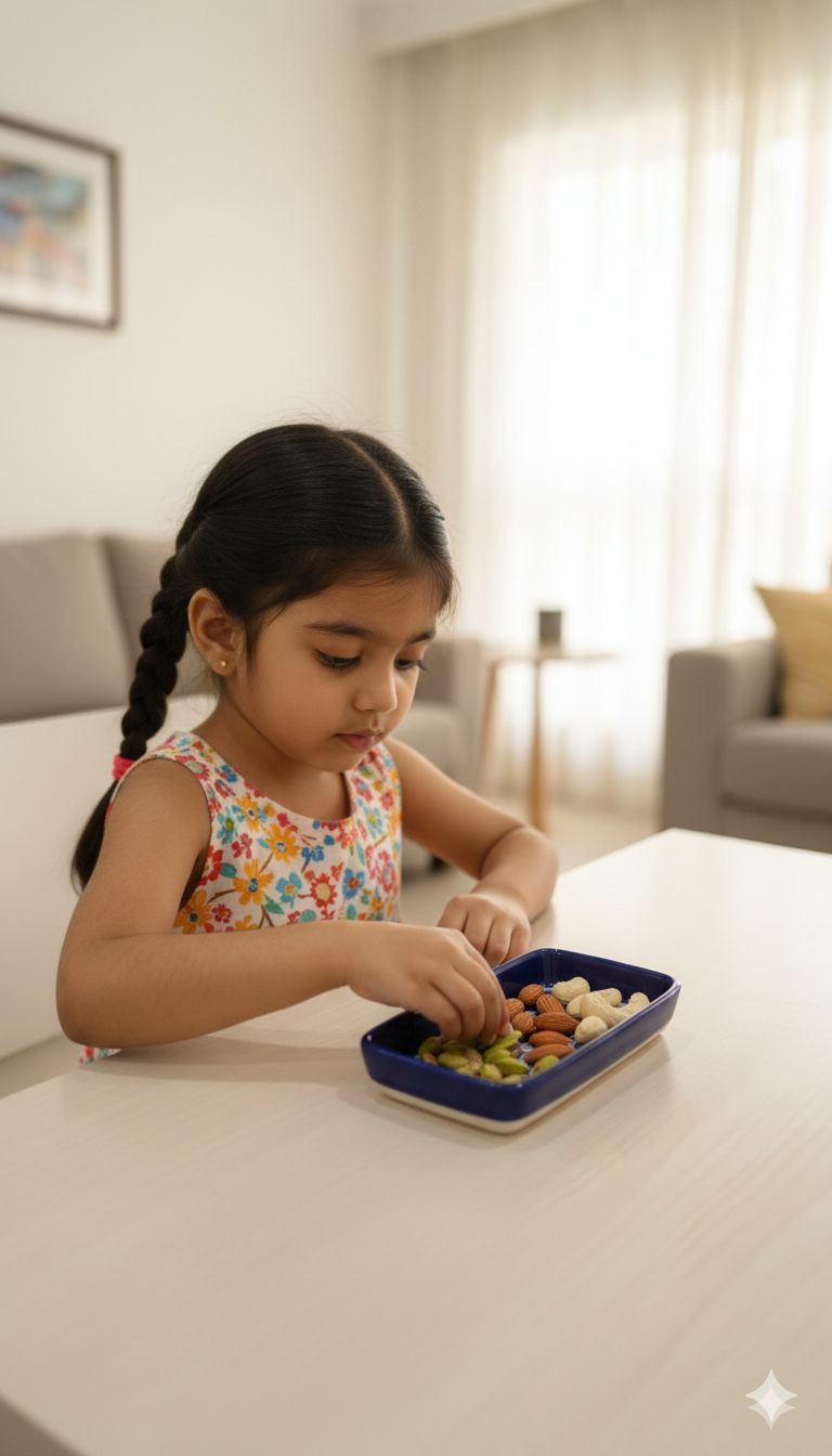 3 Inch Blue Pottery Tray – Jaipur Handcrafted Mini Floral Ceramic Tray | Indian Rectangular Trinket and Condiment Holder