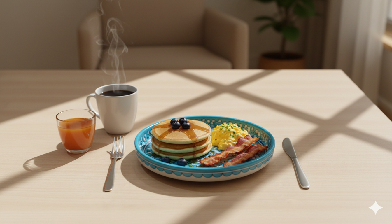 8 Inch Handcrafted Blue Pottery Pasta Plate – Jaipur Deep Round Floral Ceramic Plate | Indian Artisan Dinnerware for Pasta & Salads